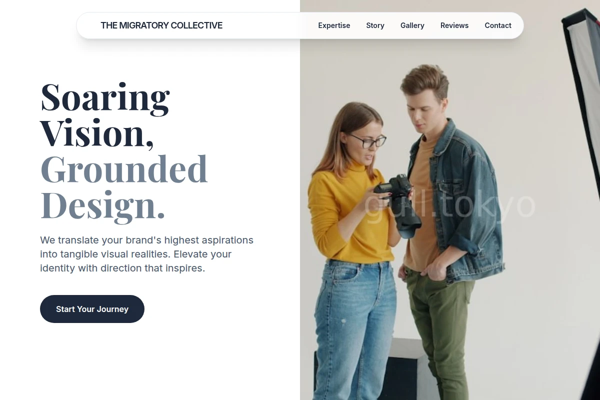 Premium Creative Direction Website Design